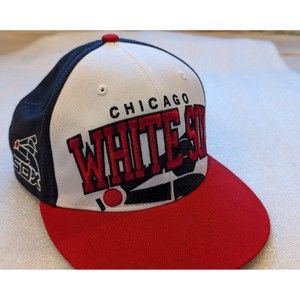 Chicago White Sox Embroidered Hat '47 Brand Cooperstown Collection Snapback Cap